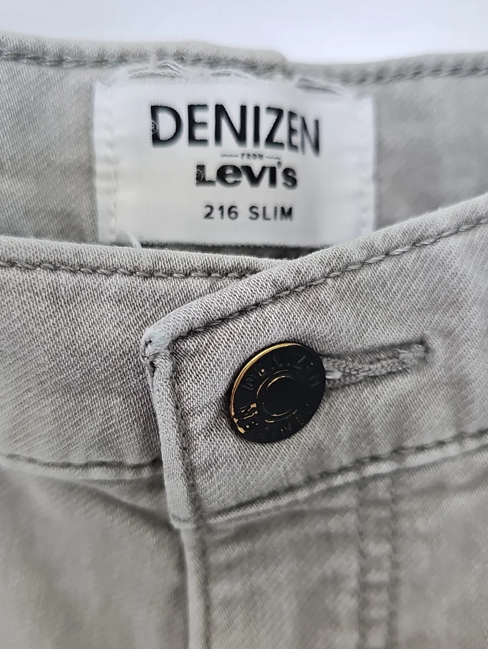 Levi's Denizen 216 Slim Gray Men's Denim Jeans Sz 29/32